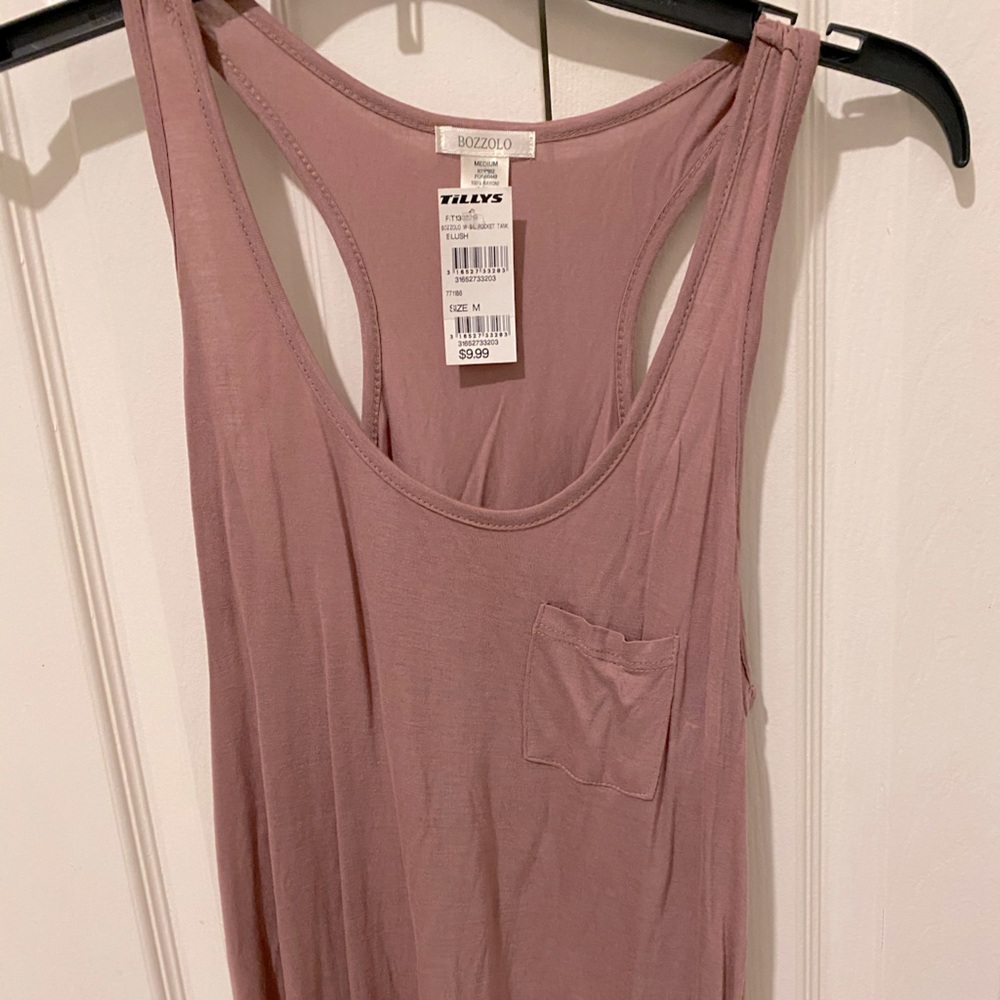 Pink tank top